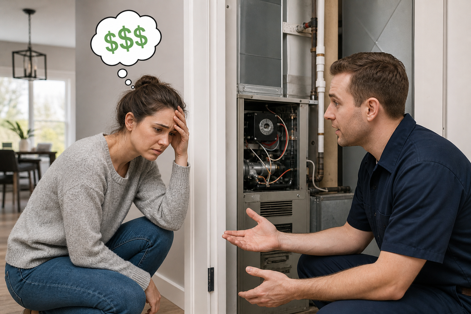 Homeowner relieved after successful Emergency HVAC Financing for a repaired unit