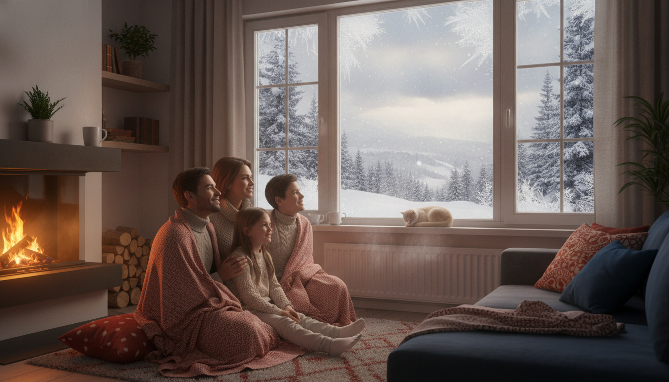 Heating System Checks: 8 Essential Steps for Winter... 4 Cozy home interior with warm glow from heating vent, highlighting comfort from reliable Heating System Checks