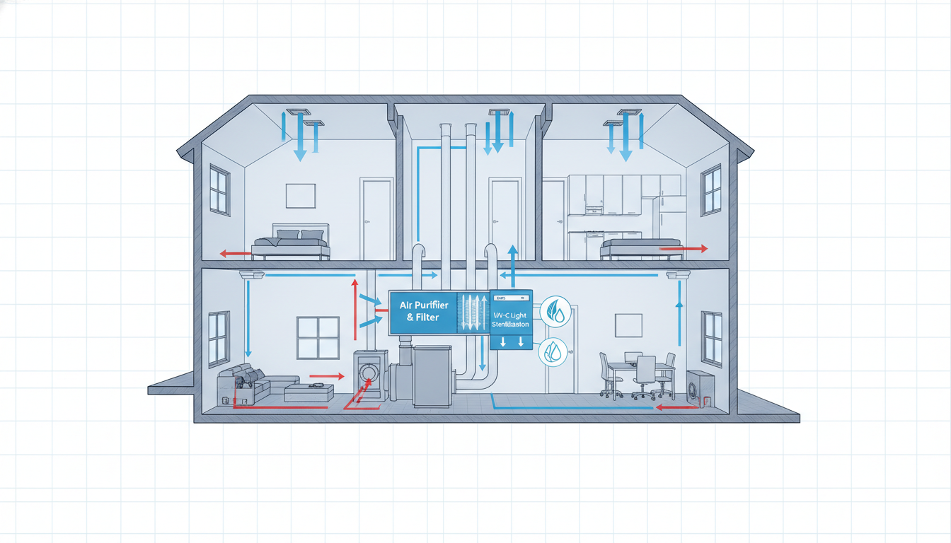 Whole Home Air Quality: 10 Powerful Secrets for a... 4 Family breathing clean air in a home with advanced whole home air quality system